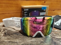 UNI LYŽIARSKE OKULIARE SINNER ARC S MATTE WHITE